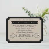 ザヴィンテージウェディングコレクション 招待状 (スタンド正面)