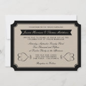 ザヴィンテージウェディングコレクション 招待状 (正面)