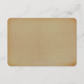 ザヴィンテージオールドオーク結婚ツリーズコレクション エンクロージャーカード (裏面)