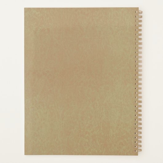 ザヴィンテージオールドオーク結婚ツリーズコレクション プランナー手帳 (裏面)