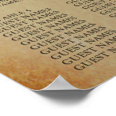 ザヴィンテージオールドオーク結婚ツリーズコレクション ポスター (角)