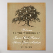 ザヴィンテージオールドオーク結婚ツリーズコレクション ポスター (正面)