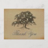 ザヴィンテージオールドオーク結婚ツリーズコレクション ポストカード (正面)