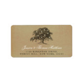 ザヴィンテージオールドオーク結婚ツリーズコレクション ラベル (正面)