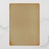 ザヴィンテージオールドオーク結婚ツリーズコレク実在ション 箔招待状 (裏面)