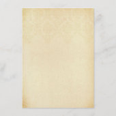 ザヴィンテージグラム金ゴールドダマスクウェディングコレクション メニュー (裏面)