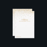 ザヴィンテージグラム金ゴールド結婚紙吹雪コレクション アドバイスカード<br><div class="desc">これらの金ゴールド紙吹雪結婚アドバイスカードを使用してゲームのtouchを追加。シンプルはまだスタイリッシュデザインは、あなた書のためにアドバイスのノートを保与え、何年も繰り返す上でを与える。文言は、これらのカードがブライダルシャワー、婚約、記念日、卒業生、その他の多くの特別なイベントのためのアドバイスカードに素早く変換できるようにパーソナライズする簡単である。</div>