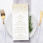 ザヴィンテージグラム金ゴールド結婚紙吹雪コレクション メニュー<br><div class="desc">ヴィンテージGlam金ゴールド紙吹雪結婚のコレクション – メニューカード。※ザズルはプリント製品のみを販売しており、グリッターや箔の材料は含まれていな実在い。</div>