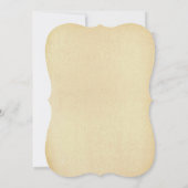 ザヴィンテージグラム金ゴールド結婚紙吹雪コレクション 招待状 (裏面)