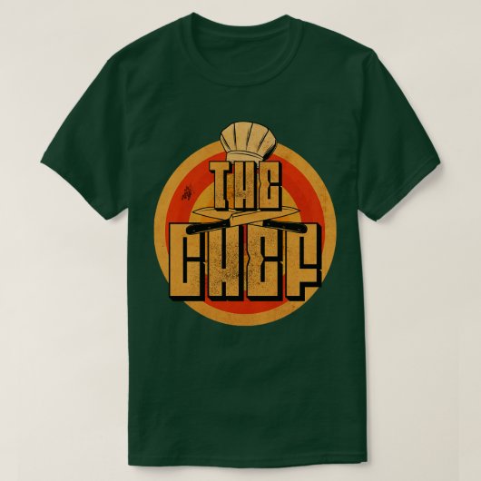 ザヴィンテージシェフ Tシャツ (デザイン正面)