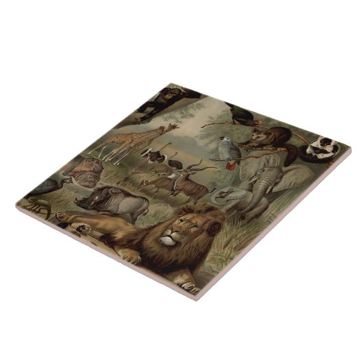 ザヴィンテージジャングルタイル タイル (側面)