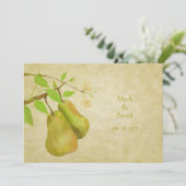 ザヴィンテージパーフェクトPear II招待状 招待状 (スタンド正面)