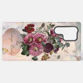 ザヴィンテージレディー花瓶+モノグラム SAMSUNG GALAXYケース (裏面横)