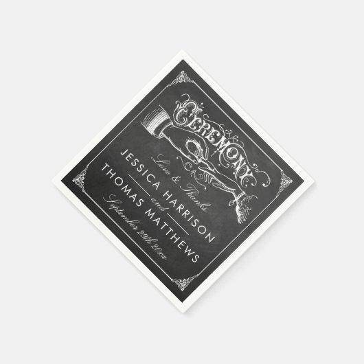 ザヴィンテージ結婚結婚シャルボードコレクション スタンダードカクテルナプキン (角)
