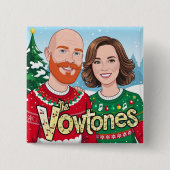 ザヴォートーン – クリスマススススススクエアボタン 缶バッジ (正面)