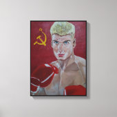 ザーズロシアのバイ絵を描アルフレッドキツネ キャンバスプリント (正面)