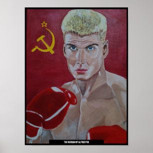 ザーズロシアのバイ絵を描アルフレッドキツネ ポスター