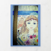 ザーズ疑問に思の放浪者 三つ折りクリスマスカード (カバー)