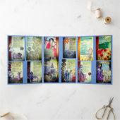 ザーズ疑問に思の放浪者 三つ折りクリスマスカード (内部)