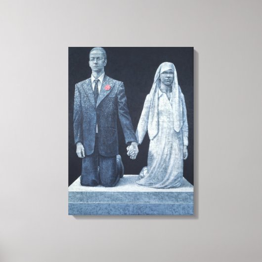 ザーズ結婚 キャンバスプリント (正面)