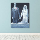 ザーズ結婚 キャンバスプリント (インサイチュ (ウッドフロア))