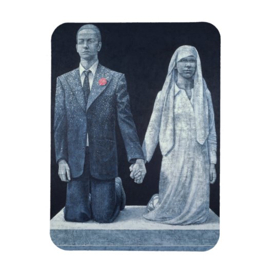 ザーズ結婚 マグネット (縦)