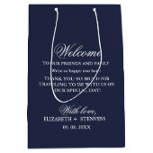 ザーズ航海の結婚ウェルカムバッグホテルバッグ ミディアムペーパーバッグ (正面)