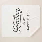 ザーズ読ズマイハッピープレイスシェルパスロー シェルパブランケット (正面(横))