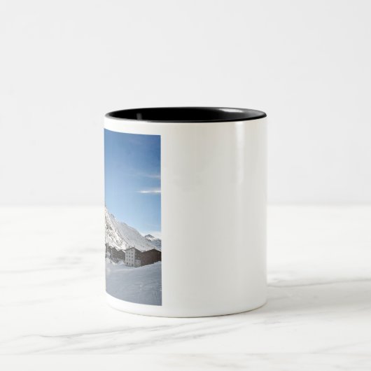 ザールレチアムアルベルグオーストリアアルプスオーストリア ツートーンマグカップ (中央)