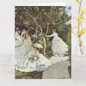 ザーンダムの風車 クロード・モネ カード (黄色い花)