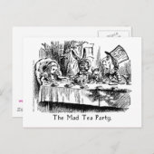 ザ不機嫌ティーパーティーアリスインワンダーランドカード ポストカード (正面/裏面)