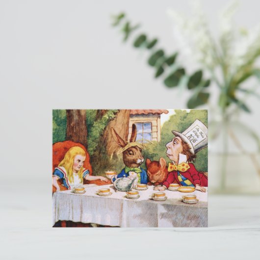 ザ不機嫌ハッターの紅茶パーティー インビテーションポストカード (スタンド正面)