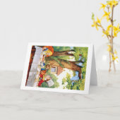 ザ不機嫌ハッターの紅茶パーティー カード (黄色い花)