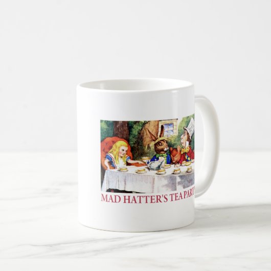 ザ不機嫌ハッターの紅茶パーティー コーヒーマグカップ (正面右)