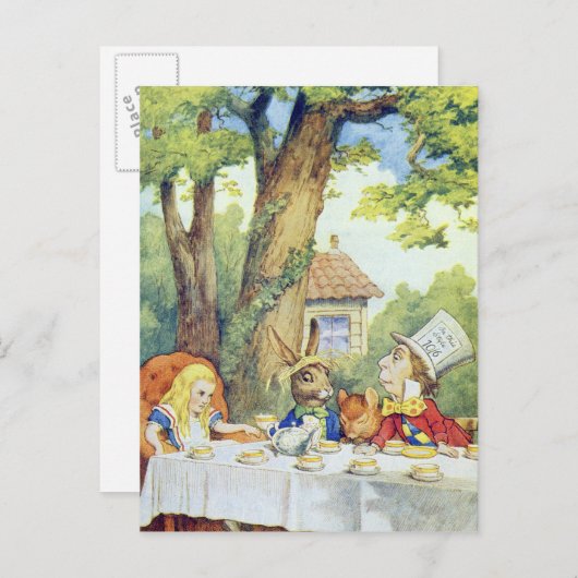 ザ不機嫌ハッターズティーパーティー ポストカード (正面/裏面)