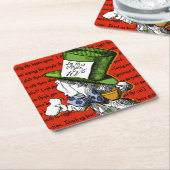 ザ不機嫌ハッタートライベット スクエアペーパーコースター (アングル)