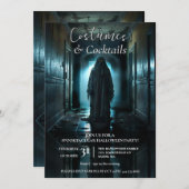 ザ不気味な見知らぬ人ハローウィンパーティ 招待状 (正面/裏面)