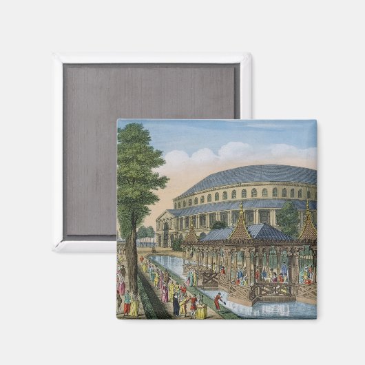 ザ中国のハウス、ロタンダと会社 マグネット (正面/裏面)