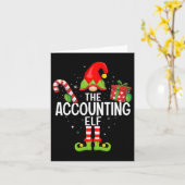 ザ会計小妖精や小人ファミリークリスマスパジャマクリスマス カード (黄色い花)