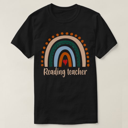 ザ先生読ボホレインボー新学期アプレック Tシャツ (デザイン正面)