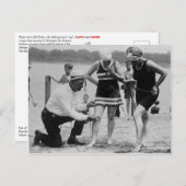 ザ入浴用ビーチ警官 ポストカード (正面/裏面)