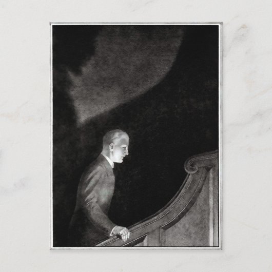 ザ写真オブドリアングレーヴィンテージイラストレーション ポストカード (正面)