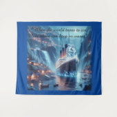 ザ凍ってい鏡 タペストリー (正面(横))