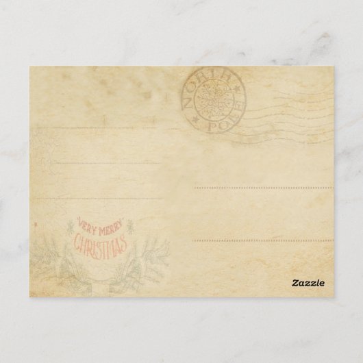 ザ出生クリスマスイエズス崇拝はがき ポストカード (裏面)