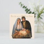 ザ出生クリスマスグリーティング カード (スタンド正面)