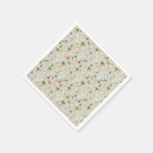 ザ出生クリスマスホリデーセージナプキンス スタンダードカクテルナプキン (角)