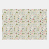 ザ出生クリスマスホリデーセージ ラッピングペーパーシート (正面)