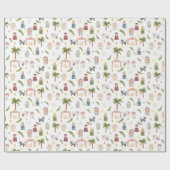 ザ出生クリスマスホリデーラッピング紙 ラッピングペーパー (フラット)