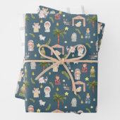 ザ出生クリスマス休暇の海軍 ラッピングペーパーシート (インサイチュ)