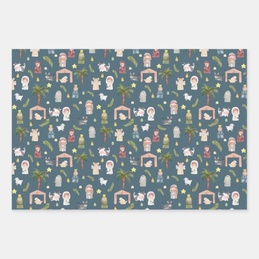 ザ出生クリスマス休暇の海軍 ラッピングペーパーシート (正面)